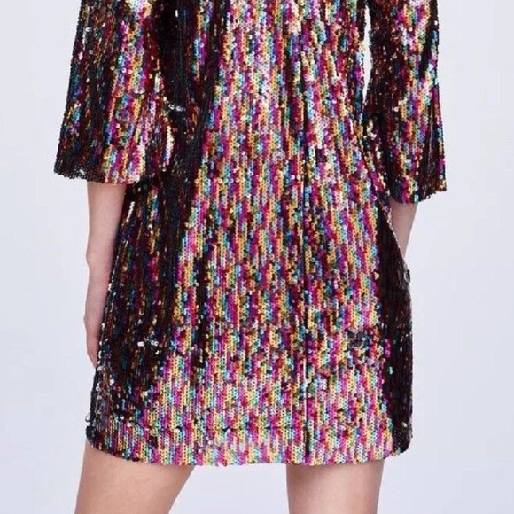 Zara Basic Collection Multi Color Mini Sequinned - Picture 6 of 8